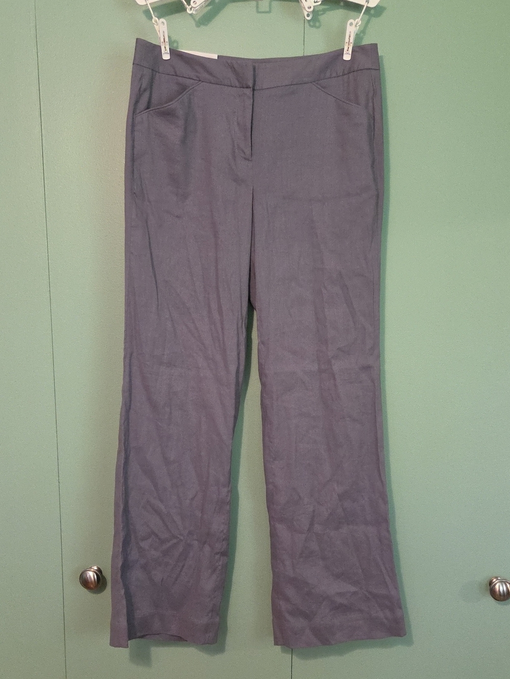 Y2k Nwt Forth & Towne Gray Low Rise Dress Pant Size 4